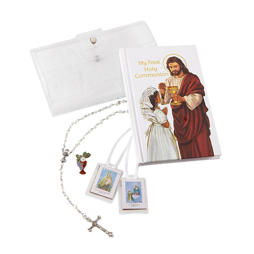First Communion Vinyl Case Set
