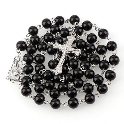 Imitation Pearl Rosary