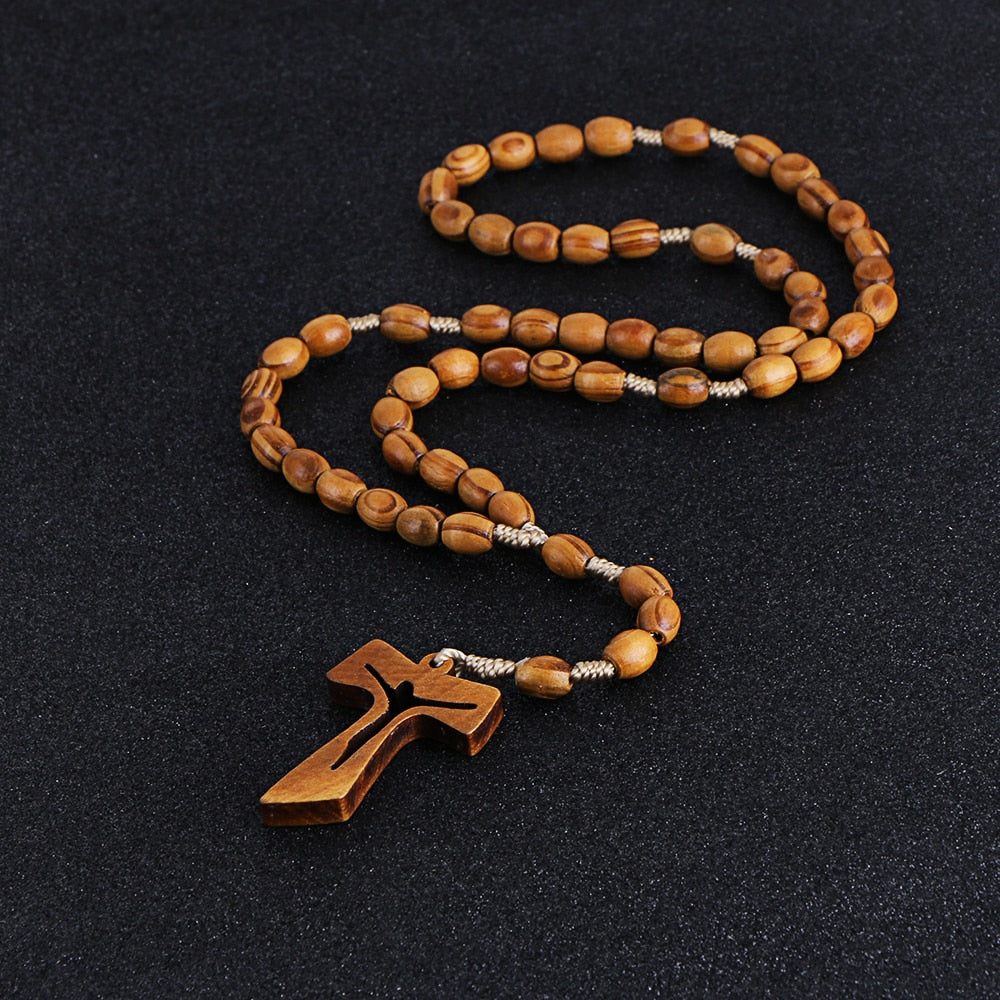 Minimalist Wood Rosary